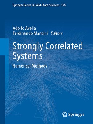 cover image of Strongly Correlated Systems